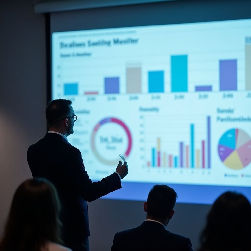 Presentación de informe de datos